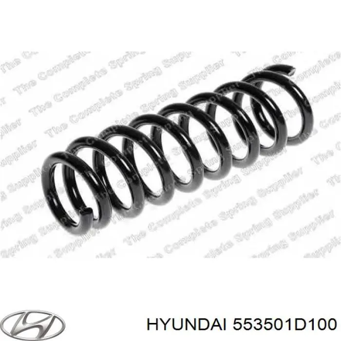 553501D100 Hyundai/Kia Пружина підвіски задня