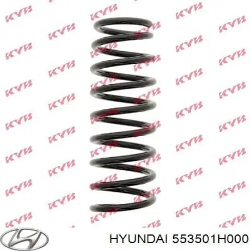 Пружина задня Hyundai/Kia 553501H000 ціна, від 20.34 USD