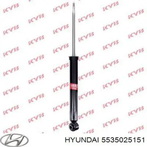 Амортизатор задній, лівий Hyundai/Kia 5535025151 ціна, від 32.81 USD