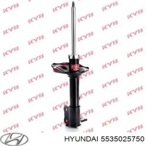 Амортизатор задній, лівий Hyundai/Kia 5535025750 ціна, від 31.22 USD