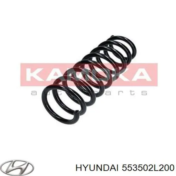 553502L200 Hyundai/Kia Пружина підвіски задня