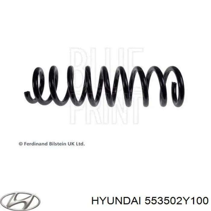 Пружина задня 553502Y100 Hyundai/Kia