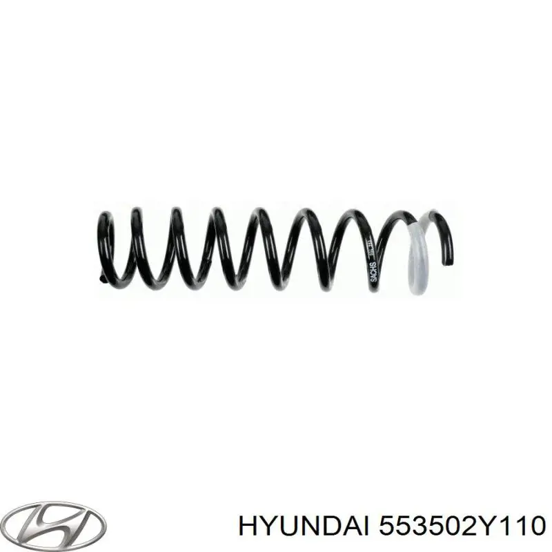 Пружина задня 553502Y110 Hyundai/Kia