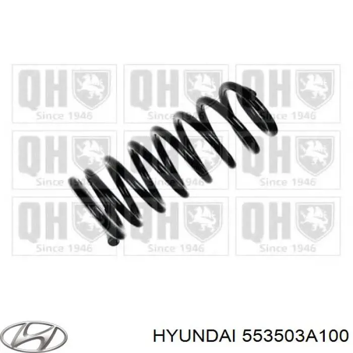 Пружина задня Hyundai/Kia 553503A100 ціна, від 65.90 USD