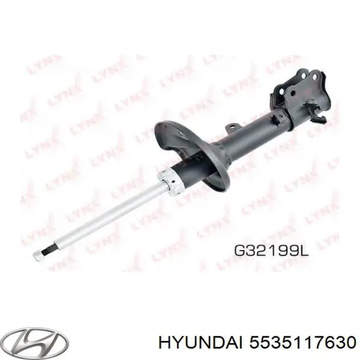 Амортизатор задній, лівий Hyundai/Kia 5535117630 ціна, від 41.56 USD