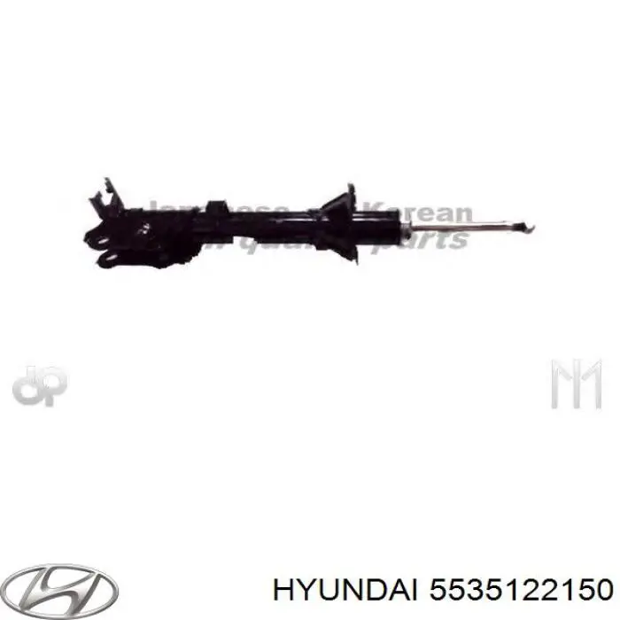 Амортизатор задній, лівий Hyundai/Kia 5535122150 ціна, від 43.45 USD