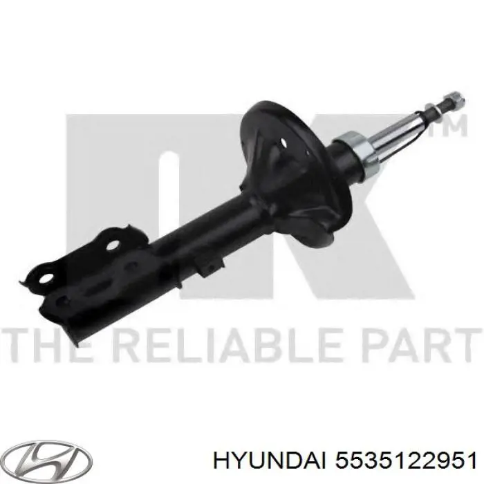 Амортизатор задній, лівий 5535122951 Hyundai/Kia