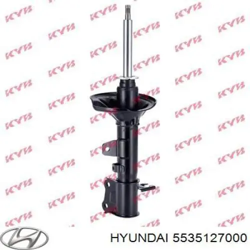 Купити 5535127000 Hyundai/Kia Амортизатор задній, лівий
