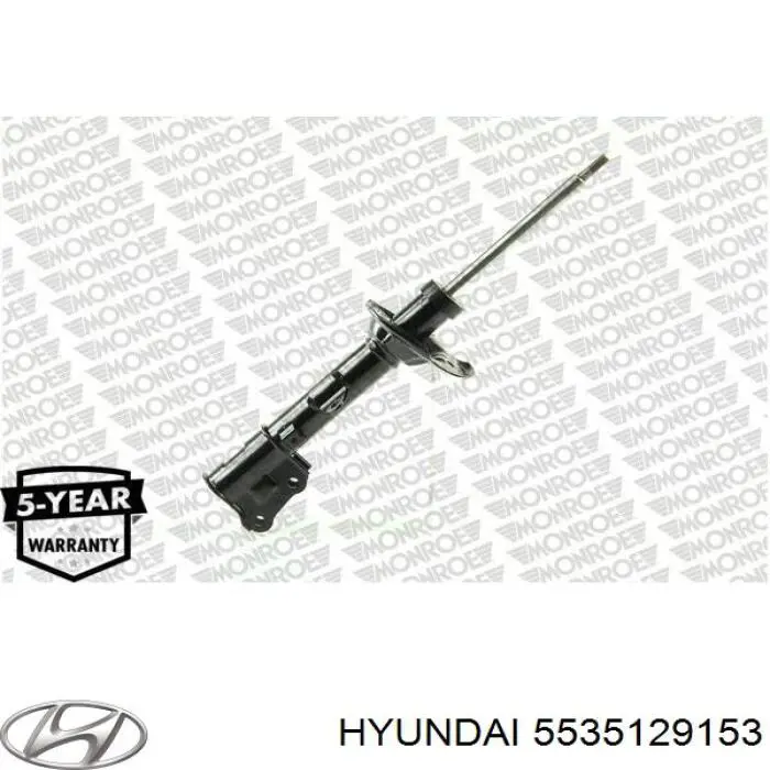 Амортизатор задній, лівий Hyundai/Kia 5535129153 ціна, від 39.64 USD