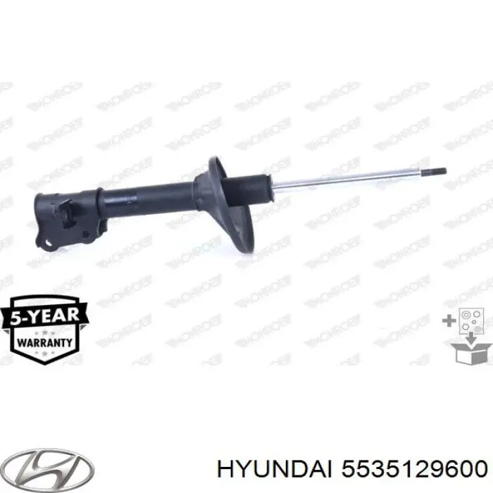 Амортизатор задній, лівий Hyundai/Kia 5535129600 ціна, від 42.31 USD