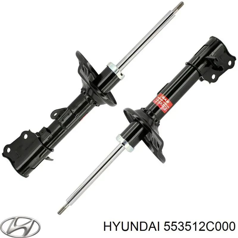 553512C000 Hyundai/Kia Амортизатор задній, лівий