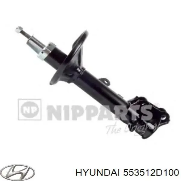 Стійка задня, ліва Hyundai/Kia 553512D100