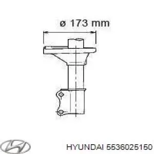 Амортизатор задній, правий Hyundai/Kia 5536025150 ціна, від 31.48 USD