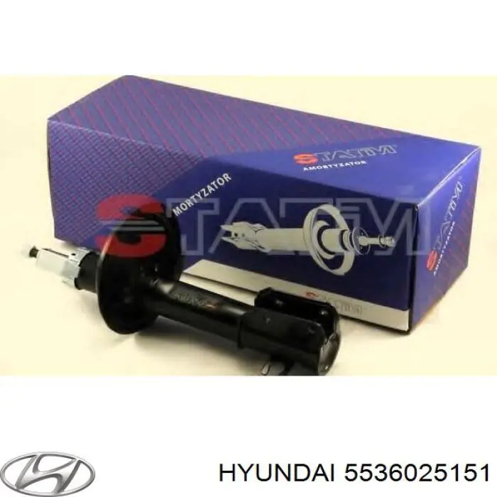 Амортизатор задній, правий 5536025151 Hyundai/Kia