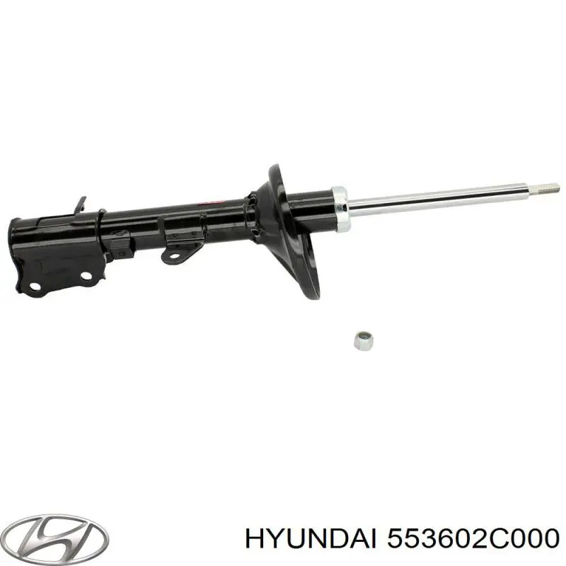 Амортизатор задній, правий 553602C000 Hyundai/Kia