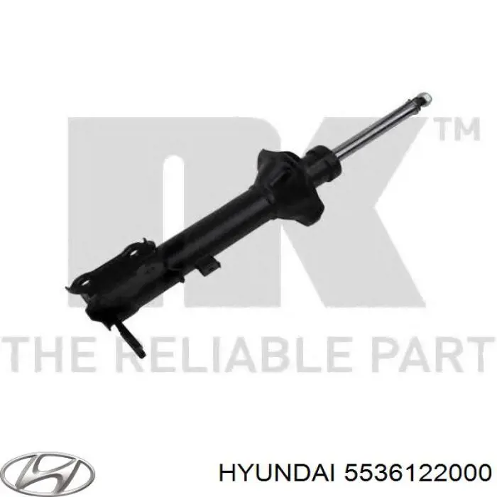 Амортизатор задній, правий Hyundai/Kia 5536122000 ціна, від 47.08 USD