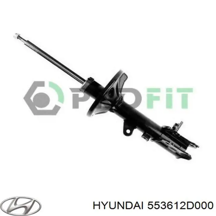 Купити 553612D000 Hyundai/Kia Амортизатор задній, правий
