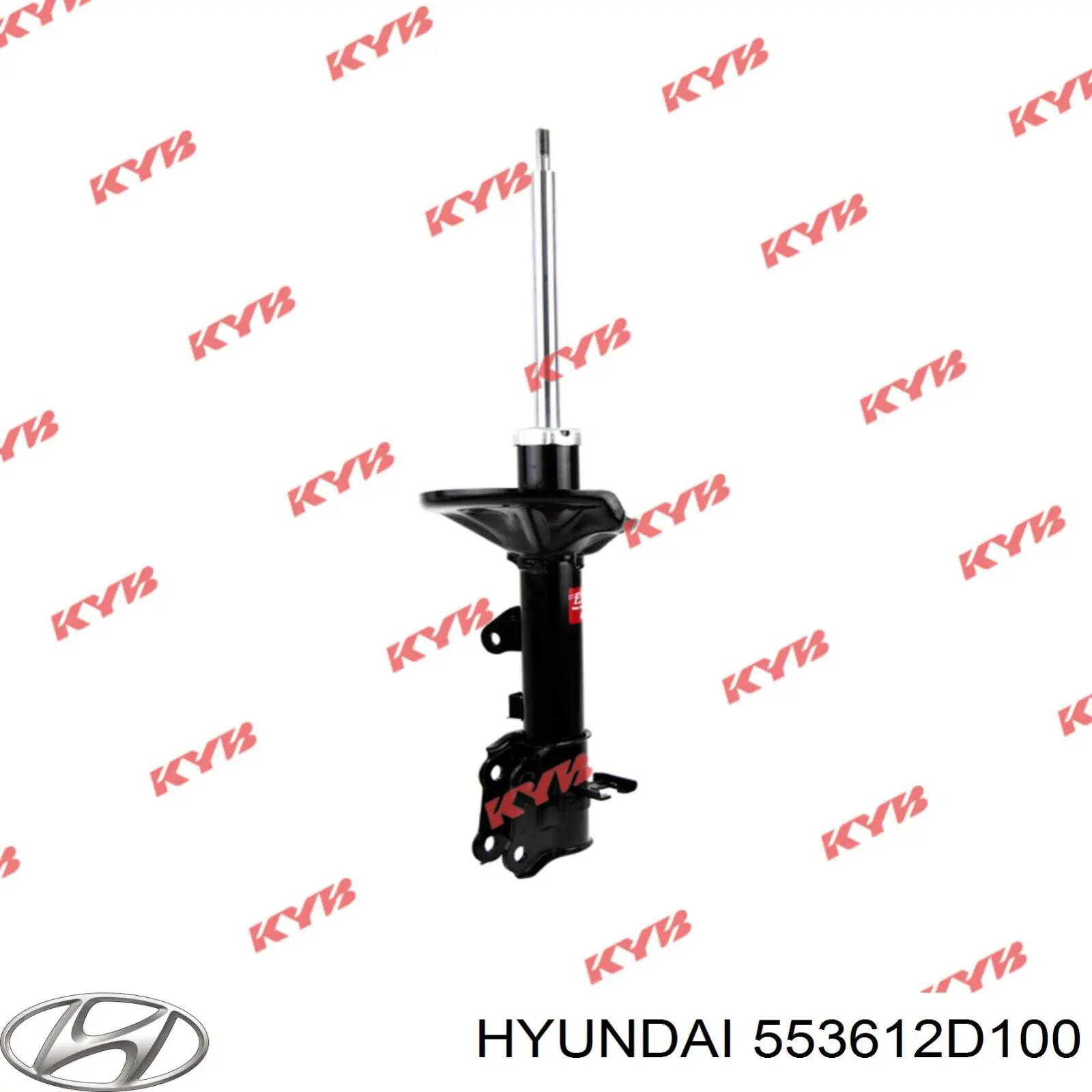 Амортизатор задній, правий Hyundai/Kia 553612D100 ціна, від 42.09 USD