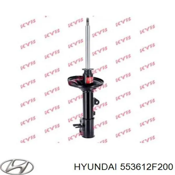 553612F200 Hyundai/Kia амортизатор задній, правий