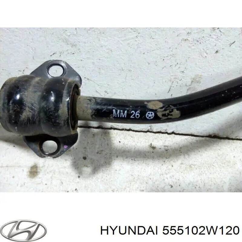 Стабілізатор задній Hyundai Santa Fe 3 (DM) (Хендай Санта фе)
