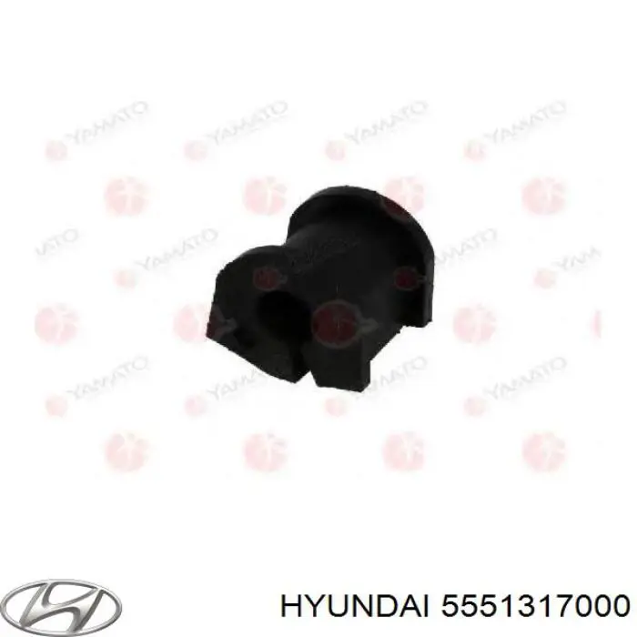 Втулка стабілізатора заднього Hyundai/Kia 5551317000 ціна, від 2.90 USD