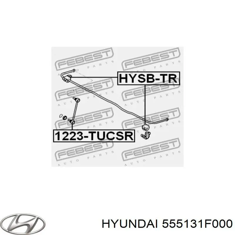 Купити 555131F000 Hyundai/Kia Опора стабілізатора