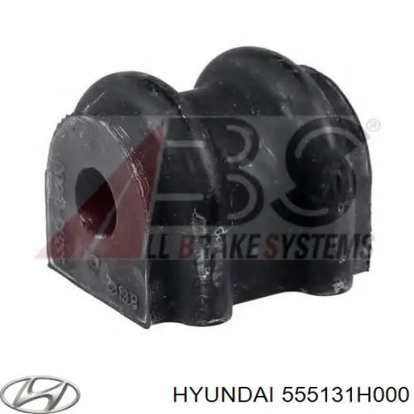 Втулка стабілізатора заднього Hyundai/Kia 555131H000 ціна, від 2.23 USD