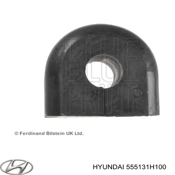 555131H100 Hyundai/Kia втулка стабілізатора заднього