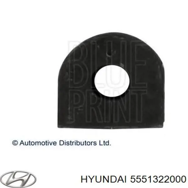 Втулка стабілізатора заднього Hyundai/Kia 5551322000 ціна, від 0.94 USD