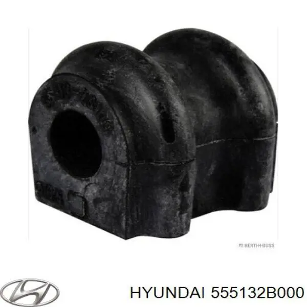 555132B000 Hyundai/Kia втулка стабілізатора заднього