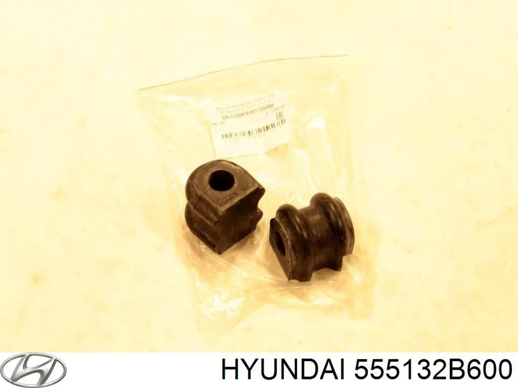 Втулка переднего стабилизатора HYUNDAI 555132B600