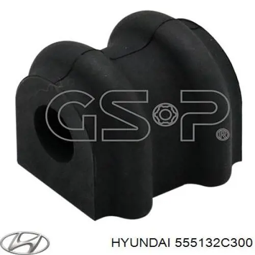 555132C300 Hyundai/Kia Прокладка стабільзатора заднього