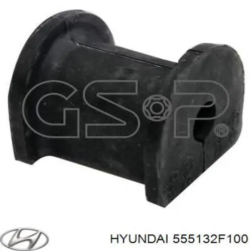 Втулка стабілізатора заднього Hyundai/Kia 555132F100 ціна, від 2.29 USD