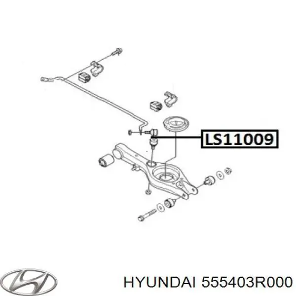 Стійка стабілізатора заднього 555403R000 Hyundai/Kia