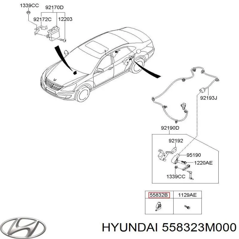 558323M000 Hyundai/Kia 