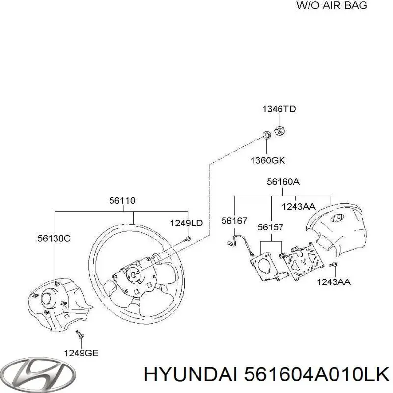  561604A010LK Hyundai/Kia