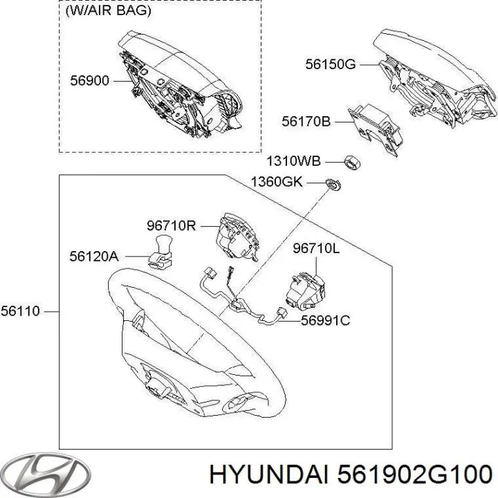  561902G100 Hyundai/Kia