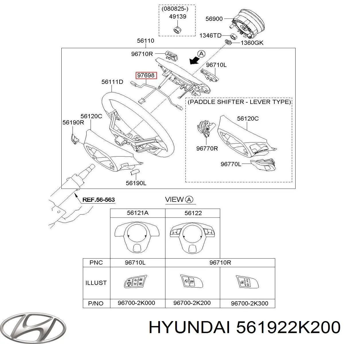  561922K200 Hyundai/Kia