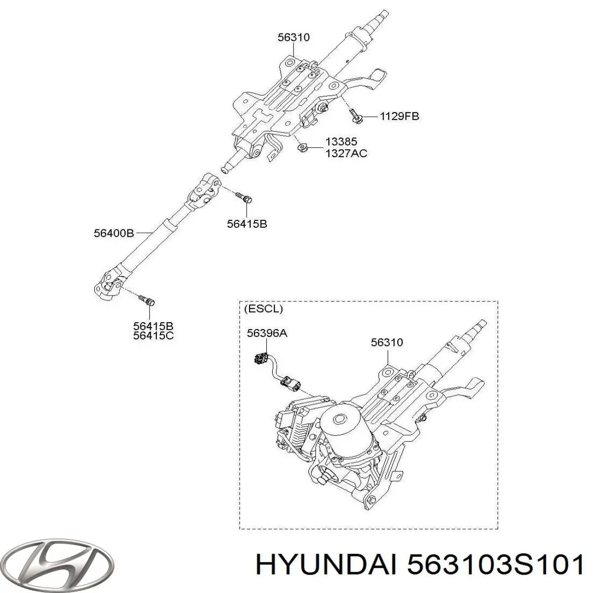  563103S101 Hyundai/Kia