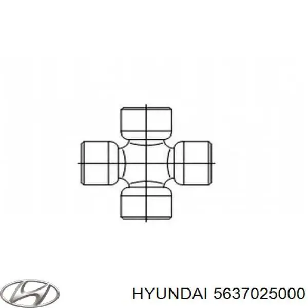 Купити 5637025000 Hyundai/Kia Кардан вала рульової колонки, нижній