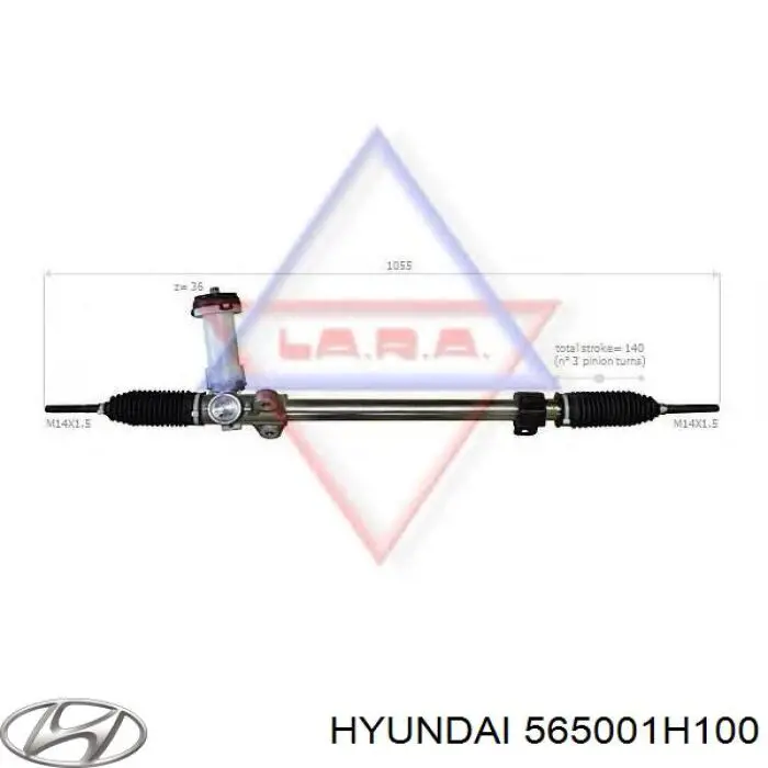 565001H100 Hyundai/Kia рейка рульова