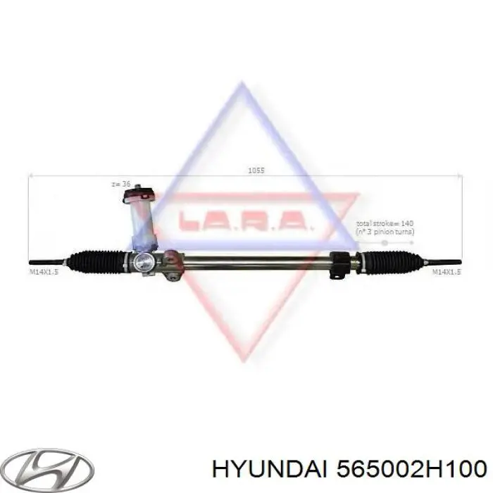 Купити 565002H100 Hyundai/Kia Рульова рейка