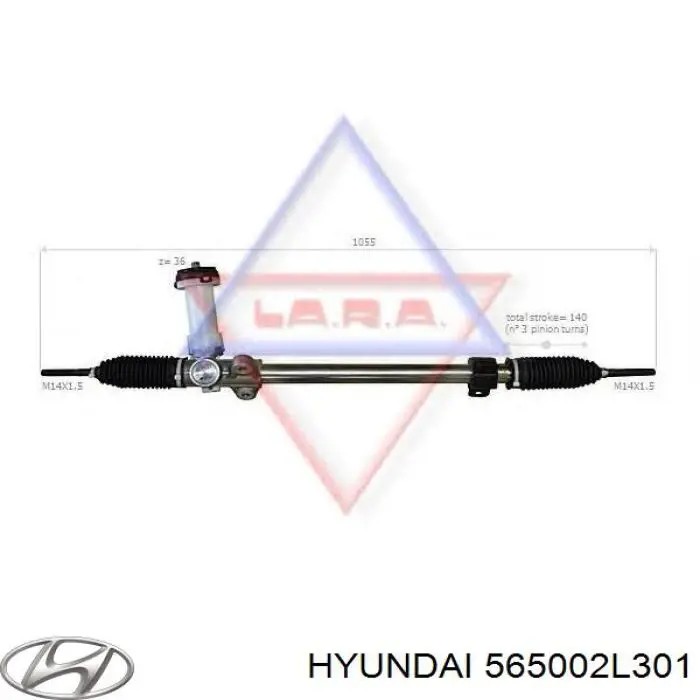 Купити 565002L301 Hyundai/Kia Рульова рейка