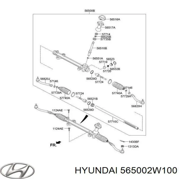 Рульова рейка R0931 Reikanen