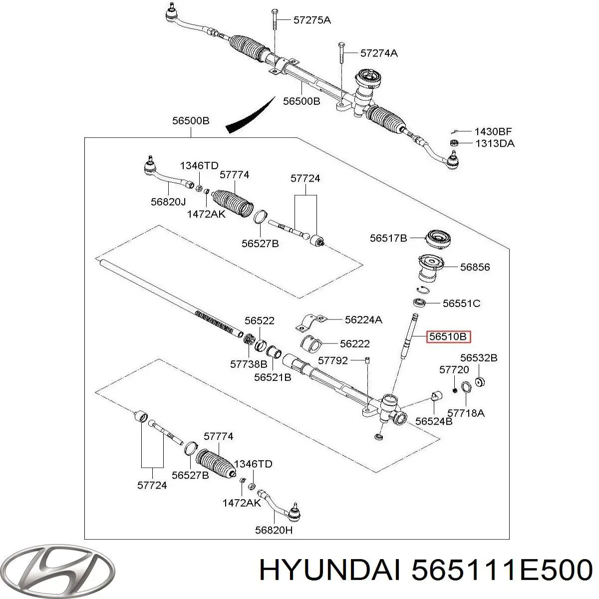  565111E500 Hyundai/Kia