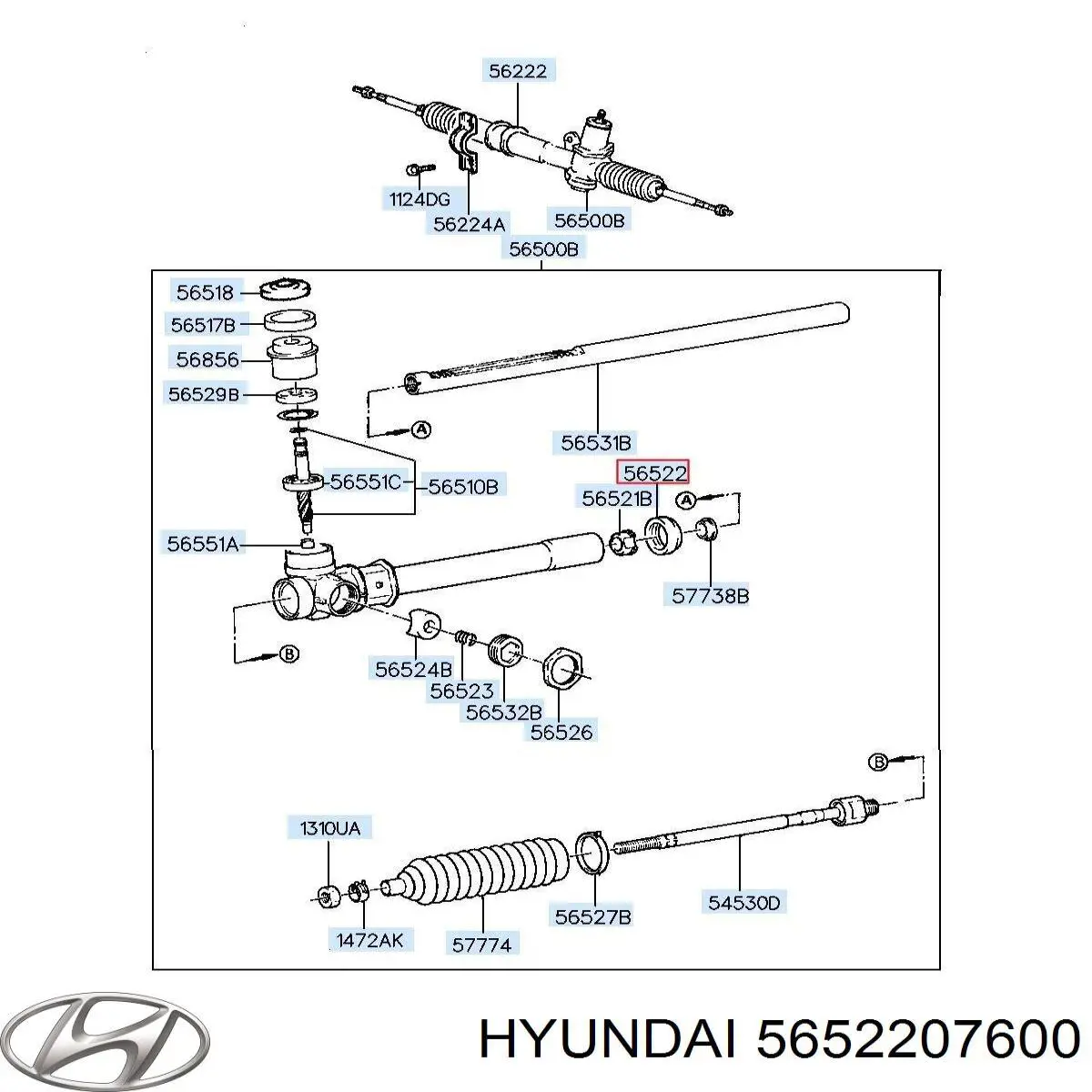  Hyundai/Kia 5652207600 ціна, від 13.50 USD