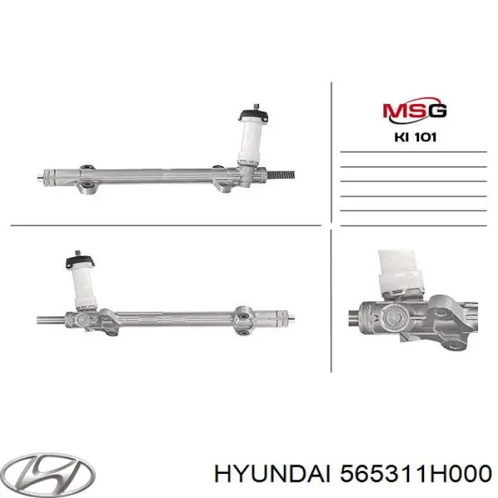 Вал/шток рульової рейки KIA Ceed хетчбек (ED) (2006 - 2012) ціна, від 74.66 USD