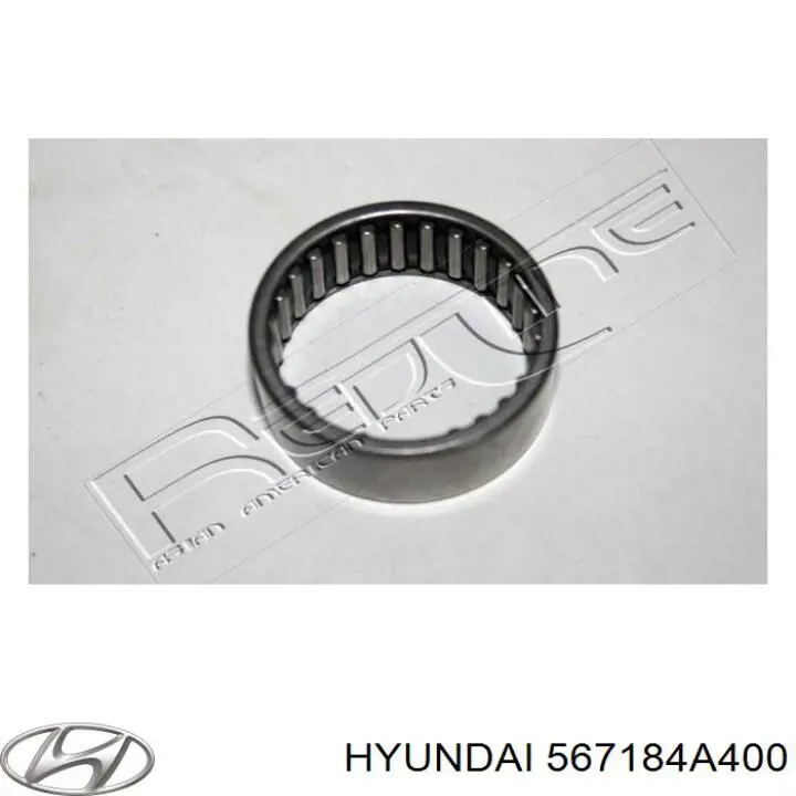 567184A400 Hyundai/Kia підшипник цапфи передньої