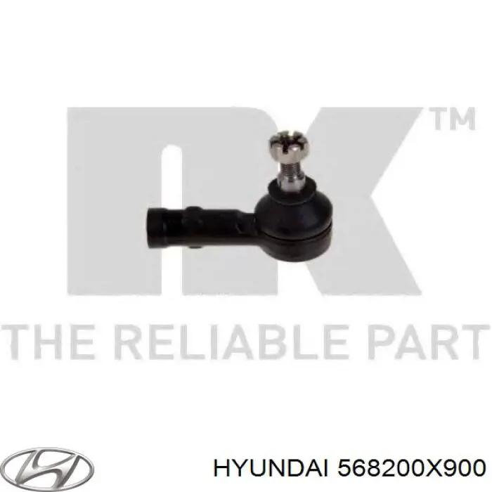 Наконечник рульовий Hyundai/Kia 568200X900 ціна, від 9.33 USD