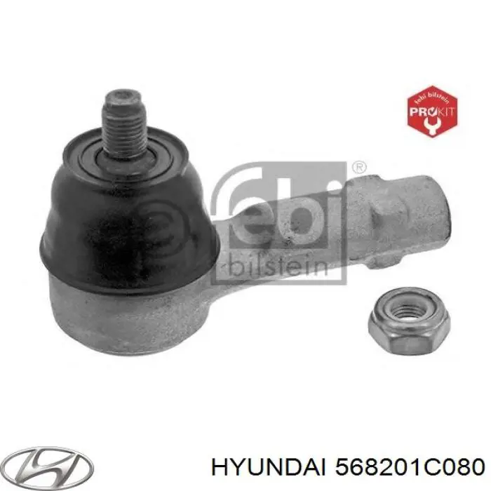 Накінечник рульової тяги, зовнішній 568201C080 Hyundai/Kia